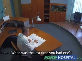 FakeHospital Patient overhears medic fucking nurse then fucks him too