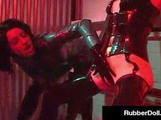Busty Latex Dom RubberDoll Binds & Pleasures Slave Ms K-La