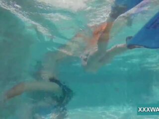 Elite Brunette bitch Candy Swims Underwater, adult video 32