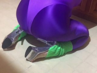 Spandex Angel - beguiling 90's Leotard Mix, HD dirty clip 67