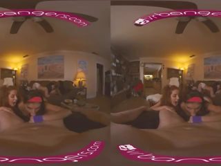 Vr Bangers Unexpected Rough sex film Adventure of Four Naughty Teens Vr adult clip