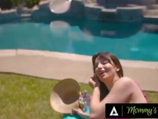 MOMMY'S adolescent - Busty Brunette Lexi Luna Enjoys HARD ROUGH OUTDOOR sex film With Maintenance Man