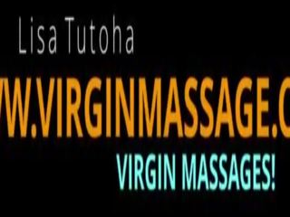 Terrific Oily stunner Reaches Orgasms in Massage