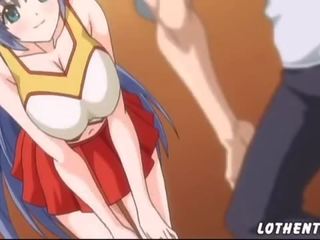 Hentai sex movie with titty cheerleader