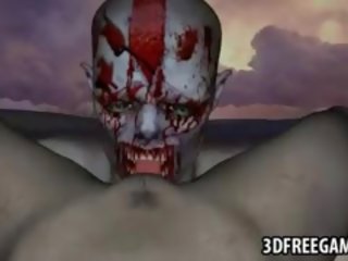 Voluptuous 3D Zombie cutie Getting Licked And Fucked Hard