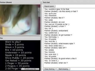 Desiring Swiss young woman Chatroulette Game