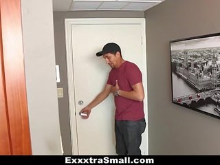 ExxxtraSmall - Extra Small harlot Stretched By A Huge phallus