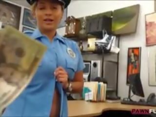 Huge Boobs Police Officer Banged By Pawn Man In The Backroom